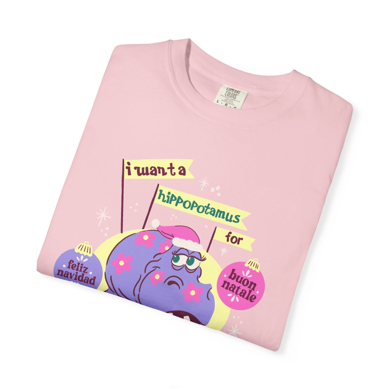 Tee - Hippo Christmas