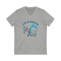 Thumbnail for V-Neck Walking Life Is Magical (Bella Canvas)