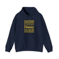Thumbnail for Hoodie - Caution Can Talk About Disney Unisex Hooded Sweatshirt