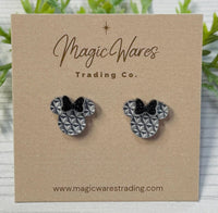 Thumbnail for Stud Spaceship Earth Earrings