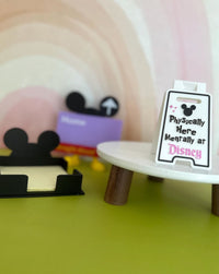 Thumbnail for Physically Here, Mentally At Disney Desk Sign (Pre-Order)