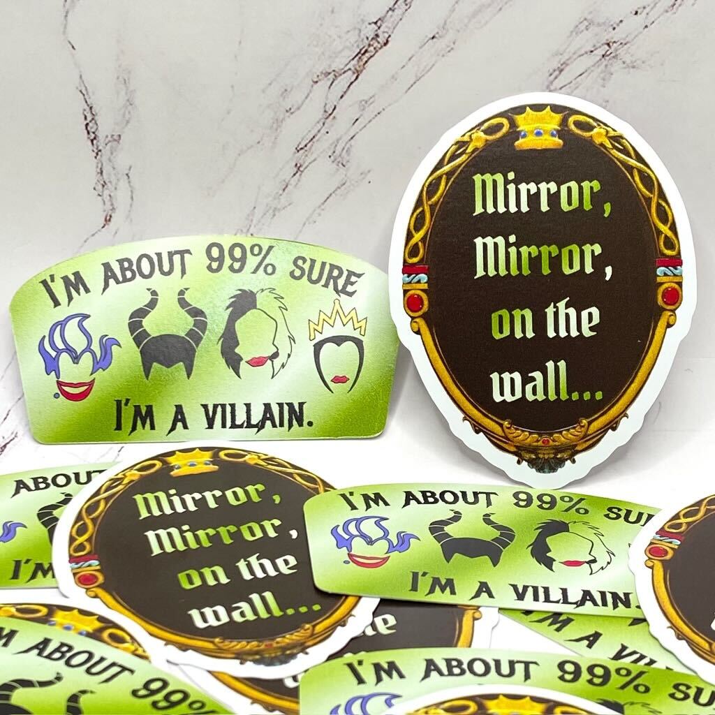 Villainous Sticker Duo