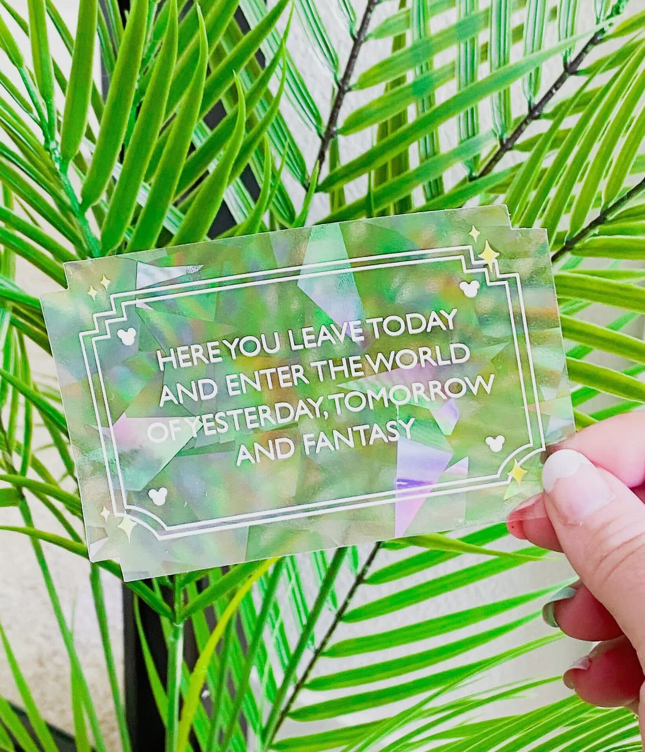 House of the Mouse Suncatcher Sticker