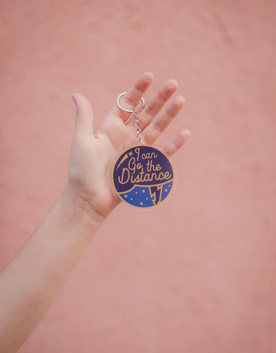 I Can Go The Distance Keychain