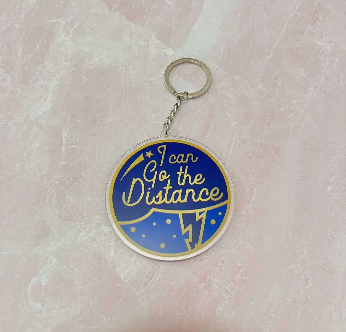 I Can Go The Distance Keychain