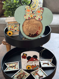 Thumbnail for Autumn Leaves & Disney Please Tier Tray Set