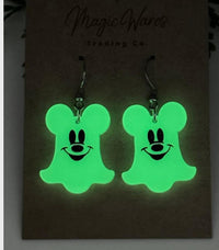 Thumbnail for Dangle Ghost Glow in the Dark Earrings