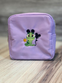Thumbnail for Pascal Embroidered Lavender Small Pouch