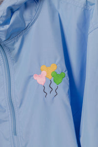 Thumbnail for Columbia Blue 1/4 Zip Balloon Rain Jacket (Pre-Order)