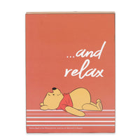 Thumbnail for Winnie the Pooh Relax Striped Wood Wall Decor