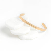 Thumbnail for cuff bracelet - all things are possible