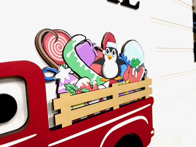 Welcome Round Interchangeable Winter Sign (Pre-Order)