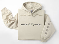 Thumbnail for Hoodie - wonderfully made.