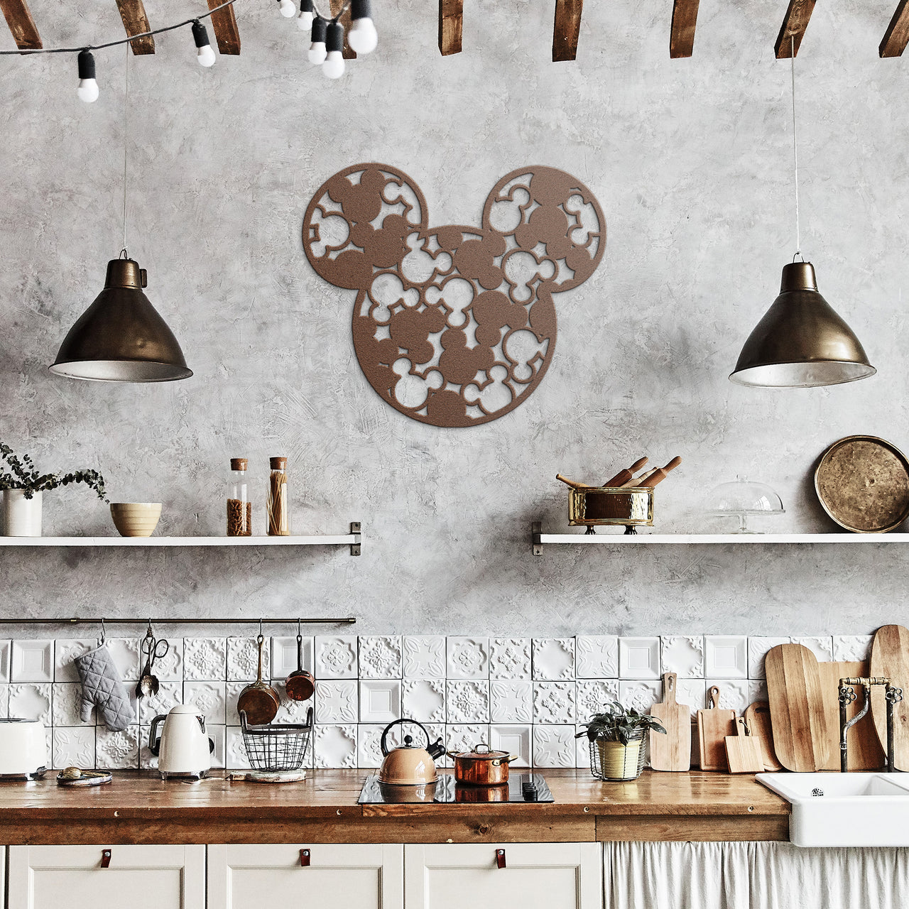 Ears Ears Ears Ears Metal Wall Art