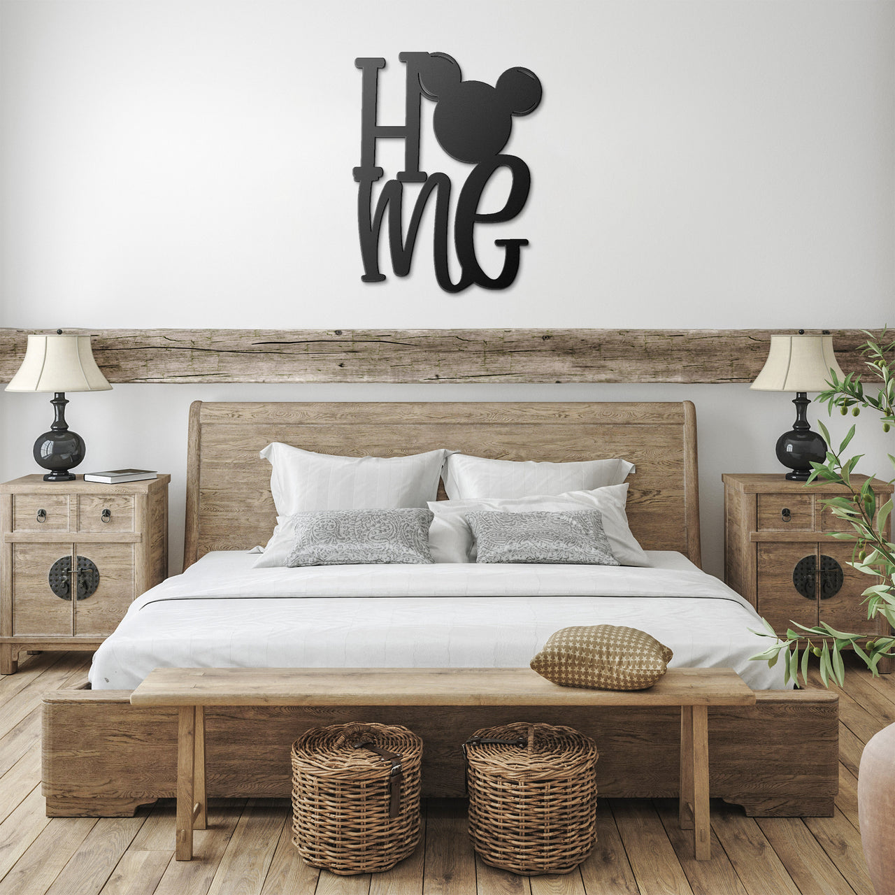 HOME with Ears Metal Sign (pre-order)