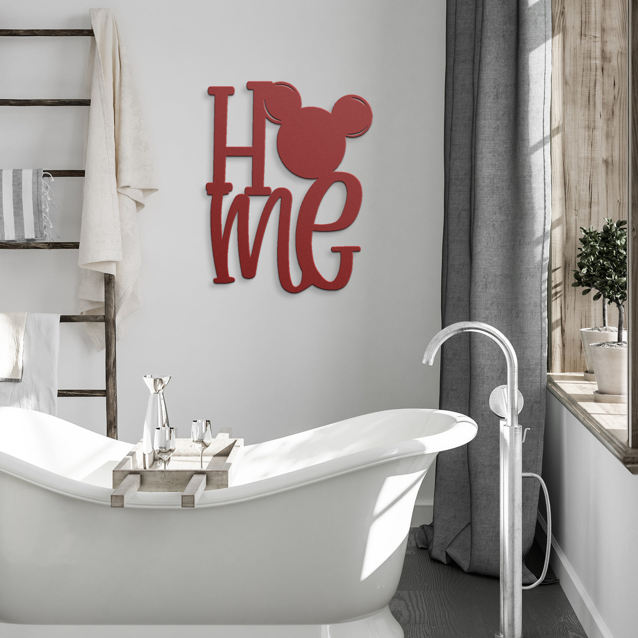 HOME with Ears Metal Sign (pre-order)
