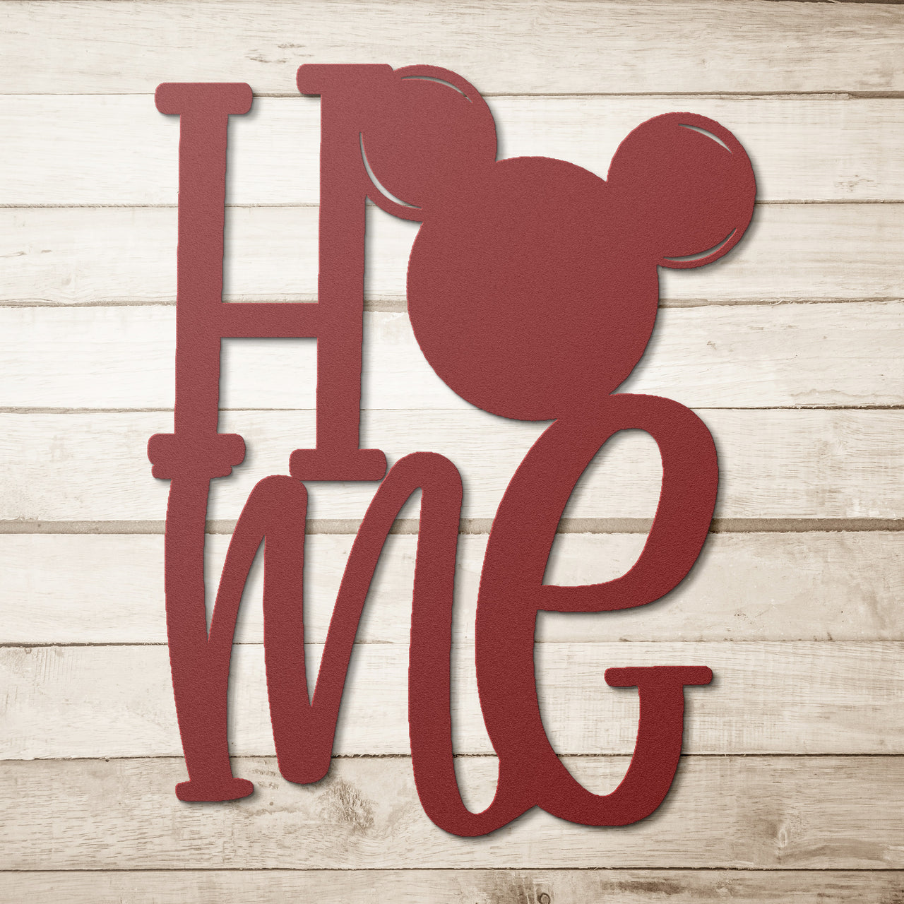 HOME with Ears Metal Sign (pre-order)