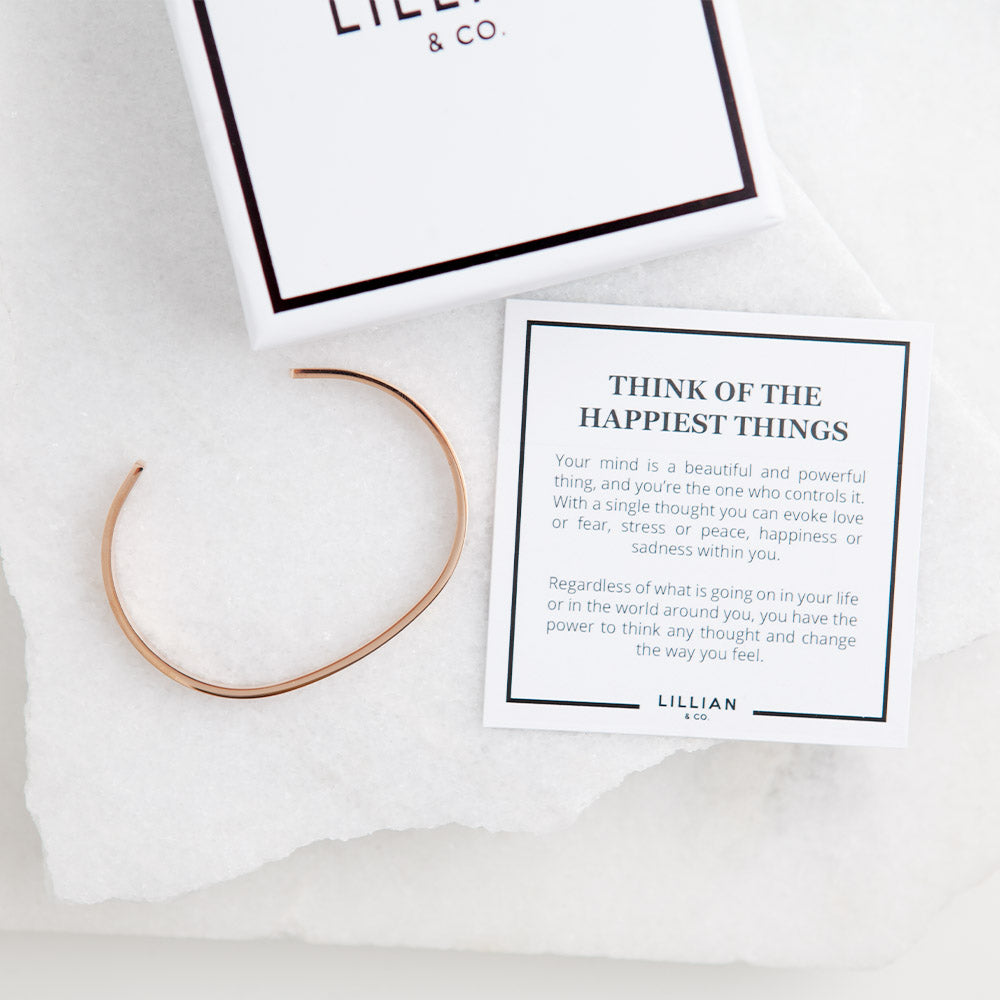 Think of the Happiest Things Lillian & Co Bracelet