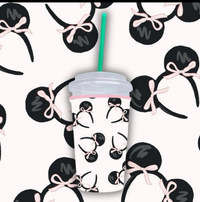 Thumbnail for Pink Bows Medium Cup Sleeve  (Pre-Order)