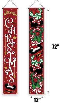 Thumbnail for 2 Piece Christmas Festive  Door Banner  (Pre-Order)