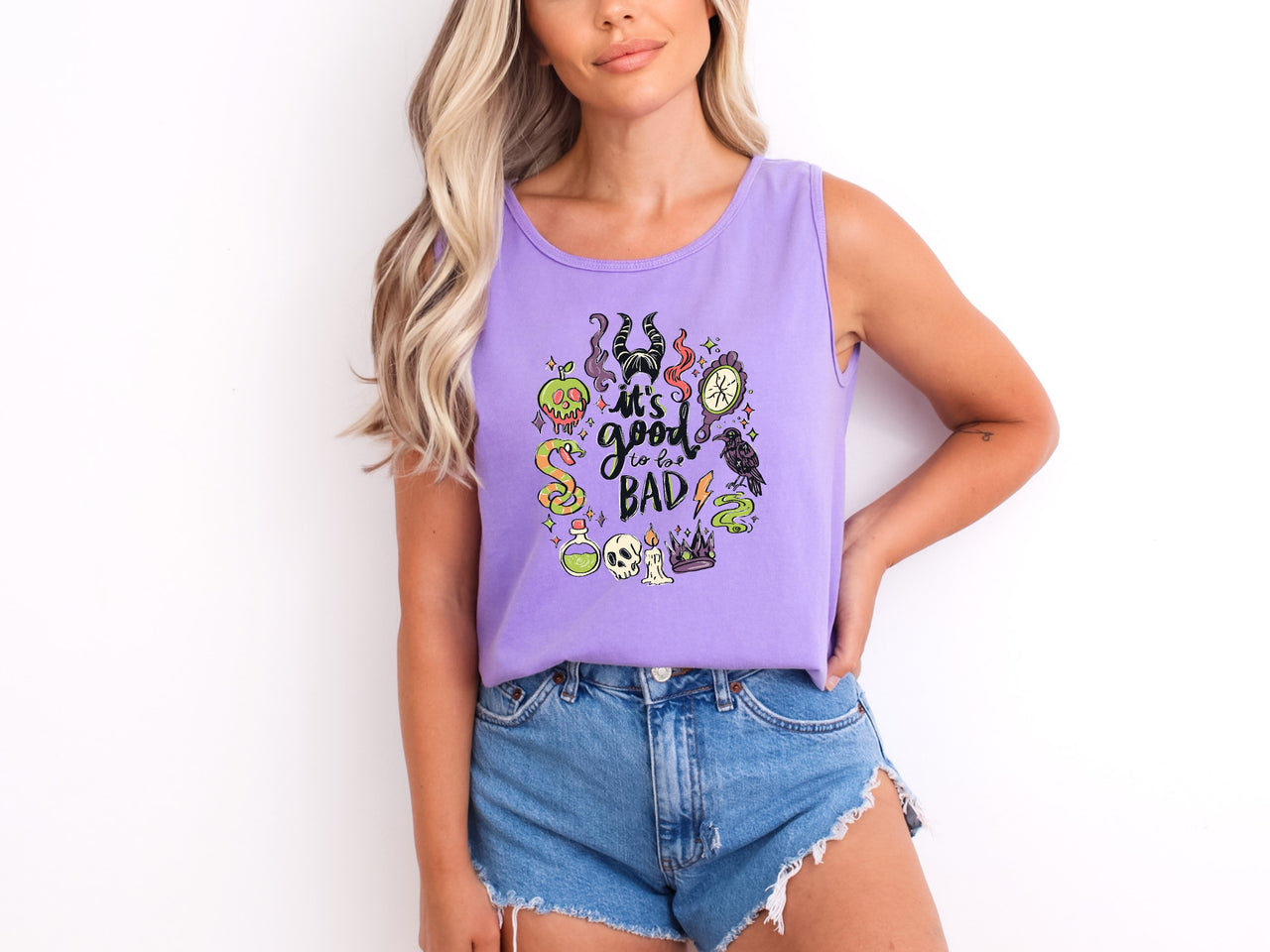 Tank Top - Violet It's Good To Be Bad  (Pre-Order)