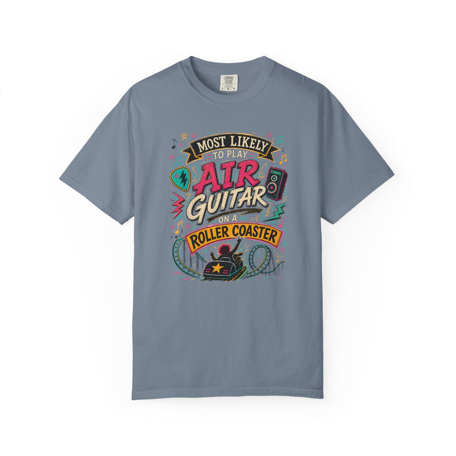 Play Air Guitar On Rollercoaster Tee