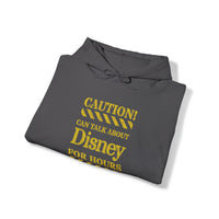 Thumbnail for Hoodie - Caution Can Talk About Disney Unisex Hooded Sweatshirt
