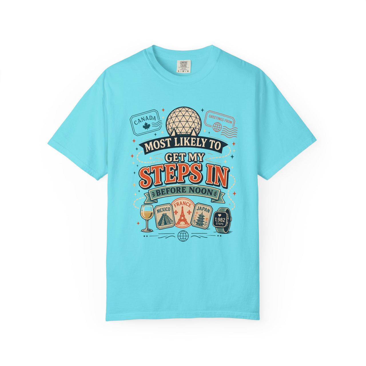 Get My Steps In Before Noon Tee