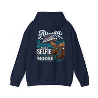 Thumbnail for Hoodie - Alaska  Cruise 'Most Likely to Take a Selfie with a Moose'