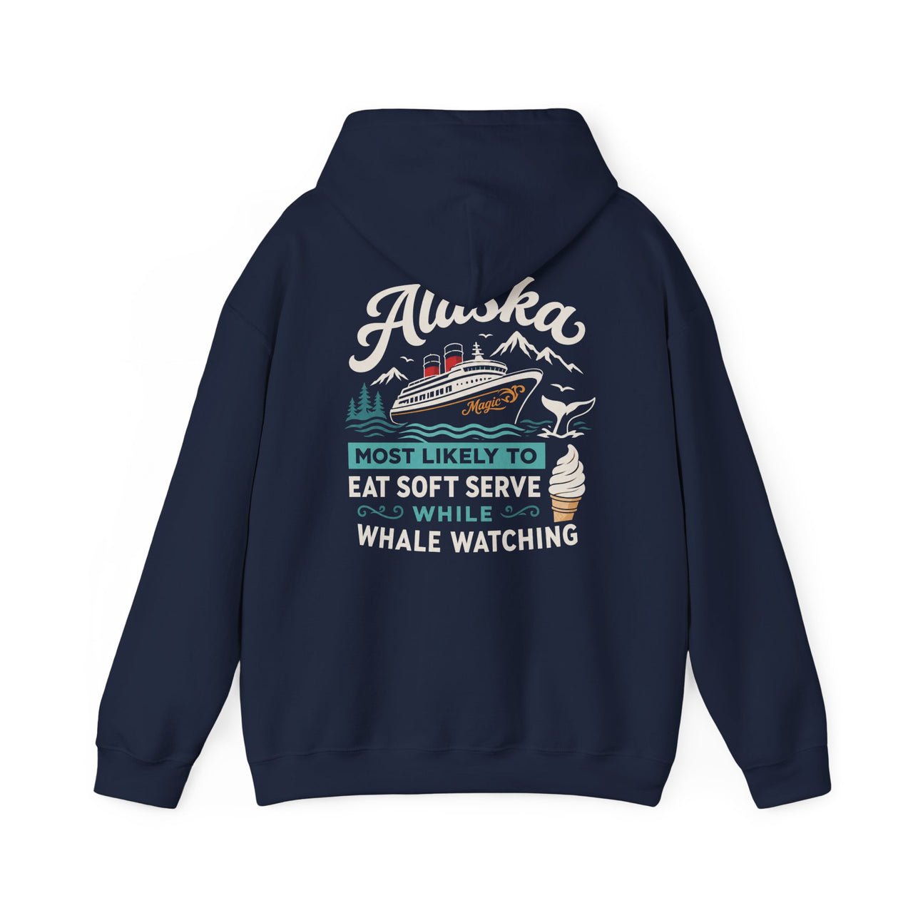 Alaska Whale Watching Hoodie (Multiple Colors)