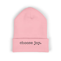 Thumbnail for Choose Joy Embroidered Cuffed Beanie