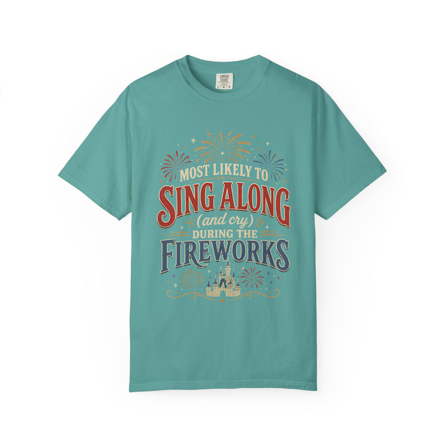 Sing Along And Cry During Fireworks Tee