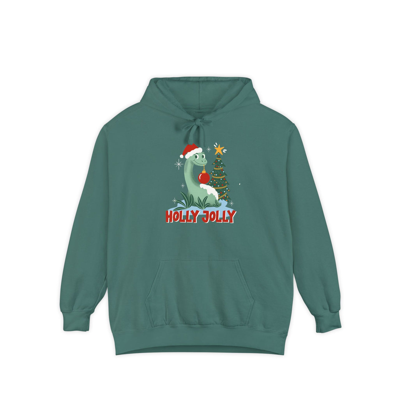 Hoodie - Holly Jolly Dino