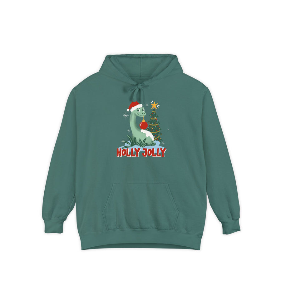 Hoodie - Holly Jolly Dino