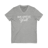 Thumbnail for V-Neck Bon Appétit Y'all  Tee