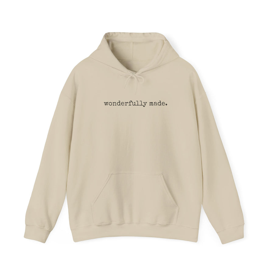 Hoodie - wonderfully made.