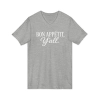 Thumbnail for V-Neck Bon Appétit Y'all  Tee
