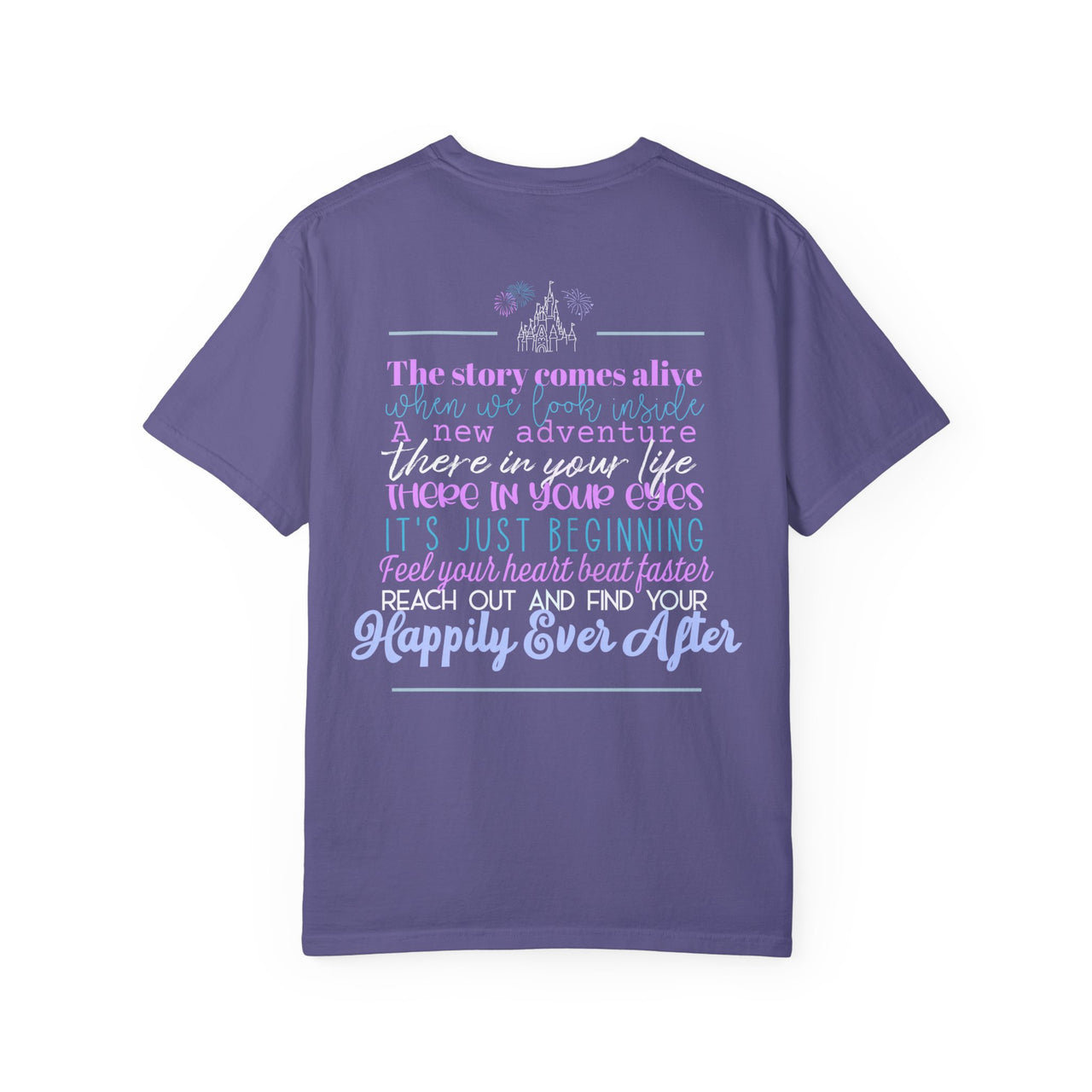 Happily Lyrics Tee On Comfort Colors