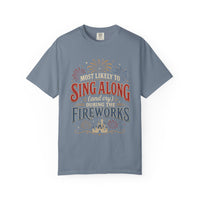 Thumbnail for Sing Along And Cry During Fireworks Tee
