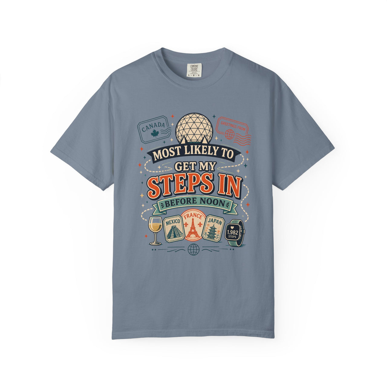 Get My Steps In Before Noon Tee