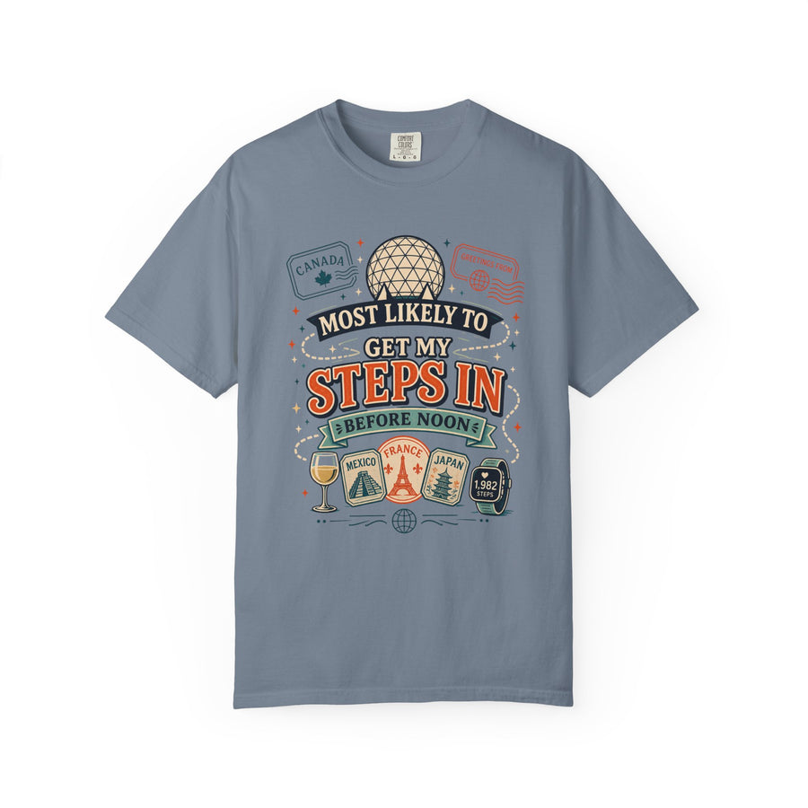 Get My Steps In Before Noon Tee
