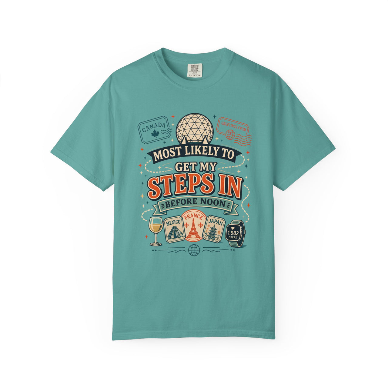 Get My Steps In Before Noon Tee
