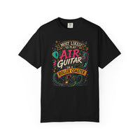 Thumbnail for Play Air Guitar On Rollercoaster Tee