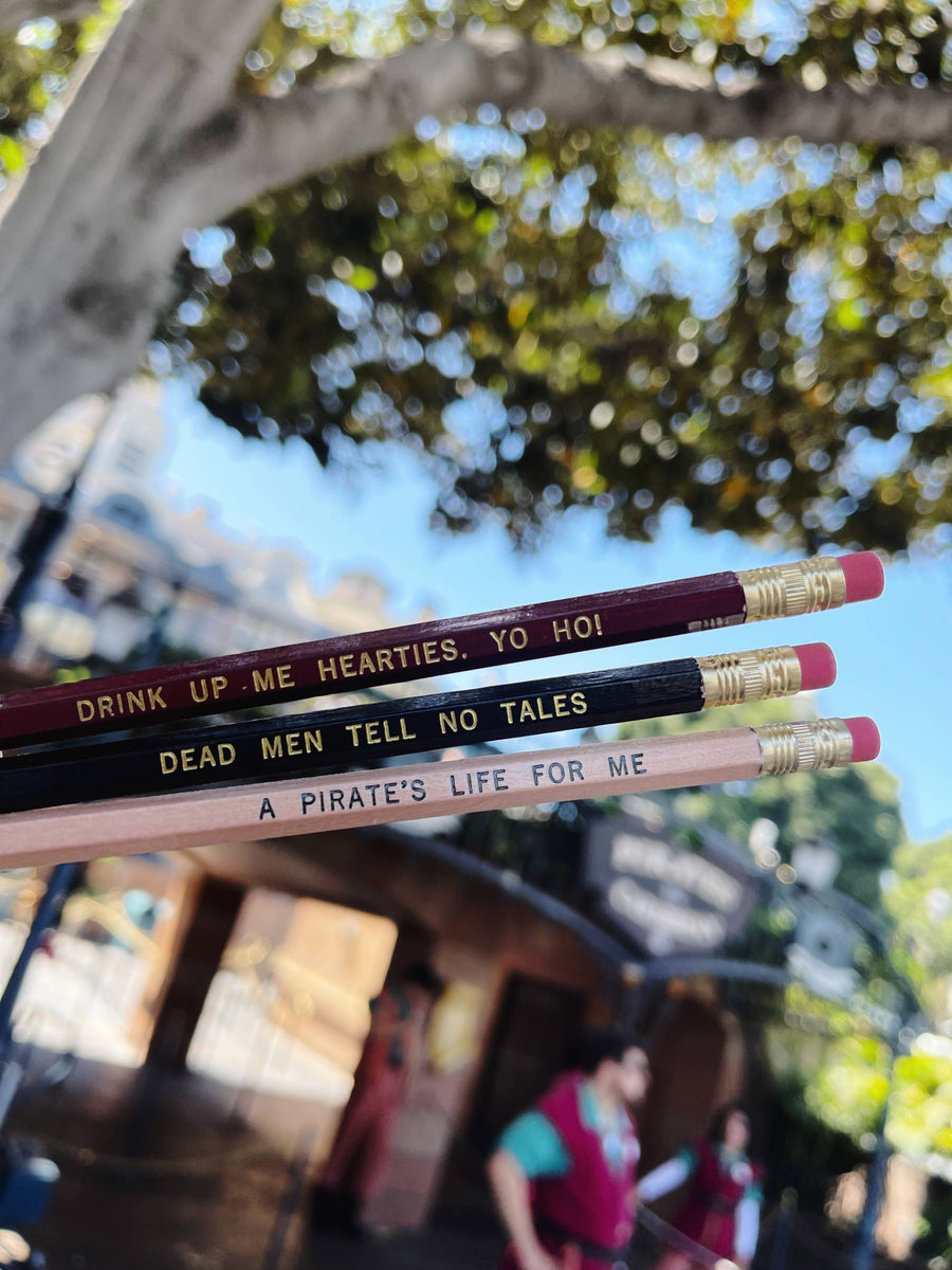 Set of 3 Pirate Pencils (Pre-Order)