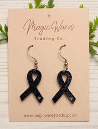 Thumbnail for Dangle Awareness Ribbon Earrings (Pre-Order)