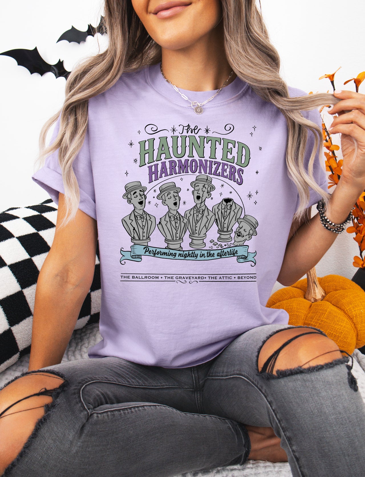 Orchid Haunted Harmonizers Tee (Pre-Order)