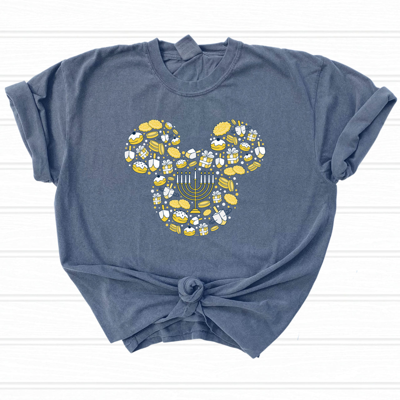 Denim Festival of Lights Mouse Tee (Pre-Order)