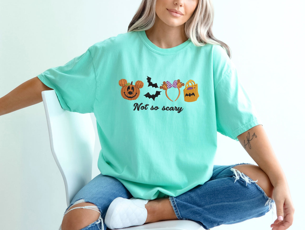 Island Reef Embroidered Not SO Scary Tee  (pre-order)