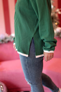 Thumbnail for Holiday Happy Trees Embossed- Sweatshirt