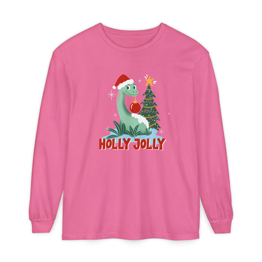 Long Sleeves -Crunchberry Holly Jolly